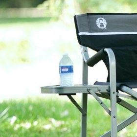 Coleman Aluminum Camping Chair with Side Table