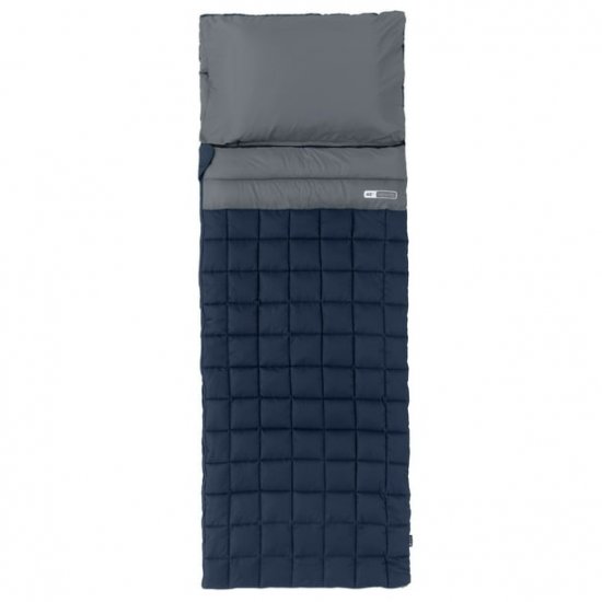 Ozark Trail 40F Weighted Adult Sleeping Bag - Navy & Gray (size 95 in. x 34 in.)