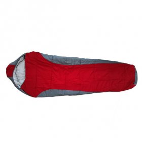 Ozark Trail 10F Cold With Soft Liner Camping Mummy Sleeping Bag For Adults,Red