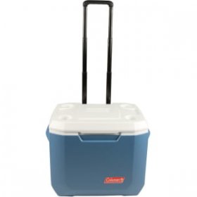 Coleman 50-Quart Xtreme 5-Day Heavy-Duty Cooler with Wheels, Blue