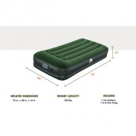 Ozark Trail 14" Air Mattress with In & Out Pump,Twin