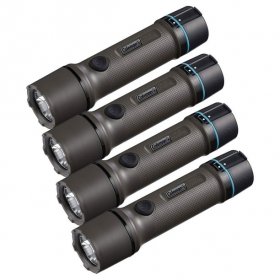 Coleman OneSource Outdoor 600 Lumens Rechargeable Flashlight (4 Pack)