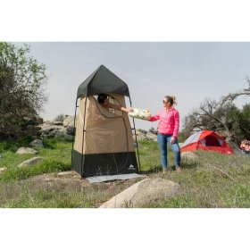 Ozark Trail Hazel Creek Lighted Privacy Tent One Room,Green